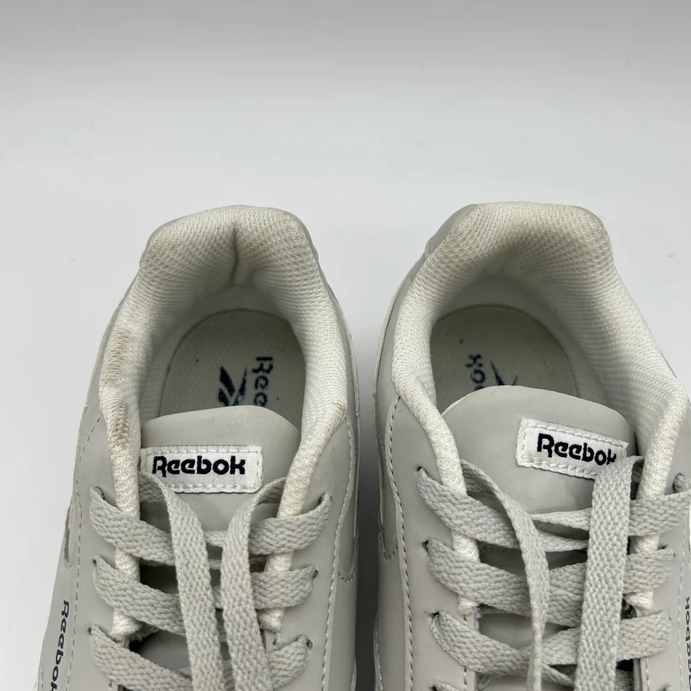 Reebok Shoes Mens Size 6 Classic Nylon 119598 Gray White Retro Sneakers Gum Sole
